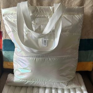 Bath & Body Works Shimmering White Tote